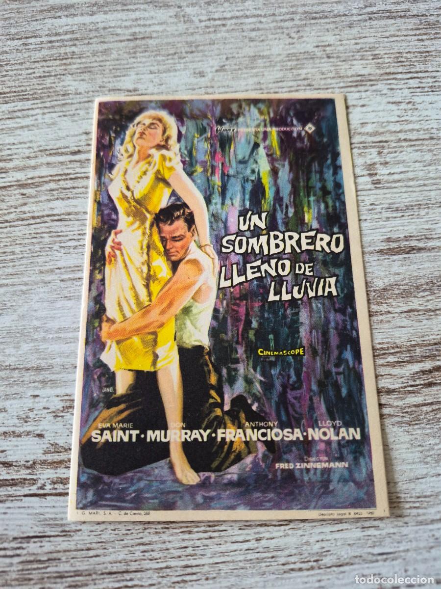 Cine: Un sombrero lleno de lluvia | Eva Marie Saint Don Murray Anthony Franciosa | Programa cine folleto