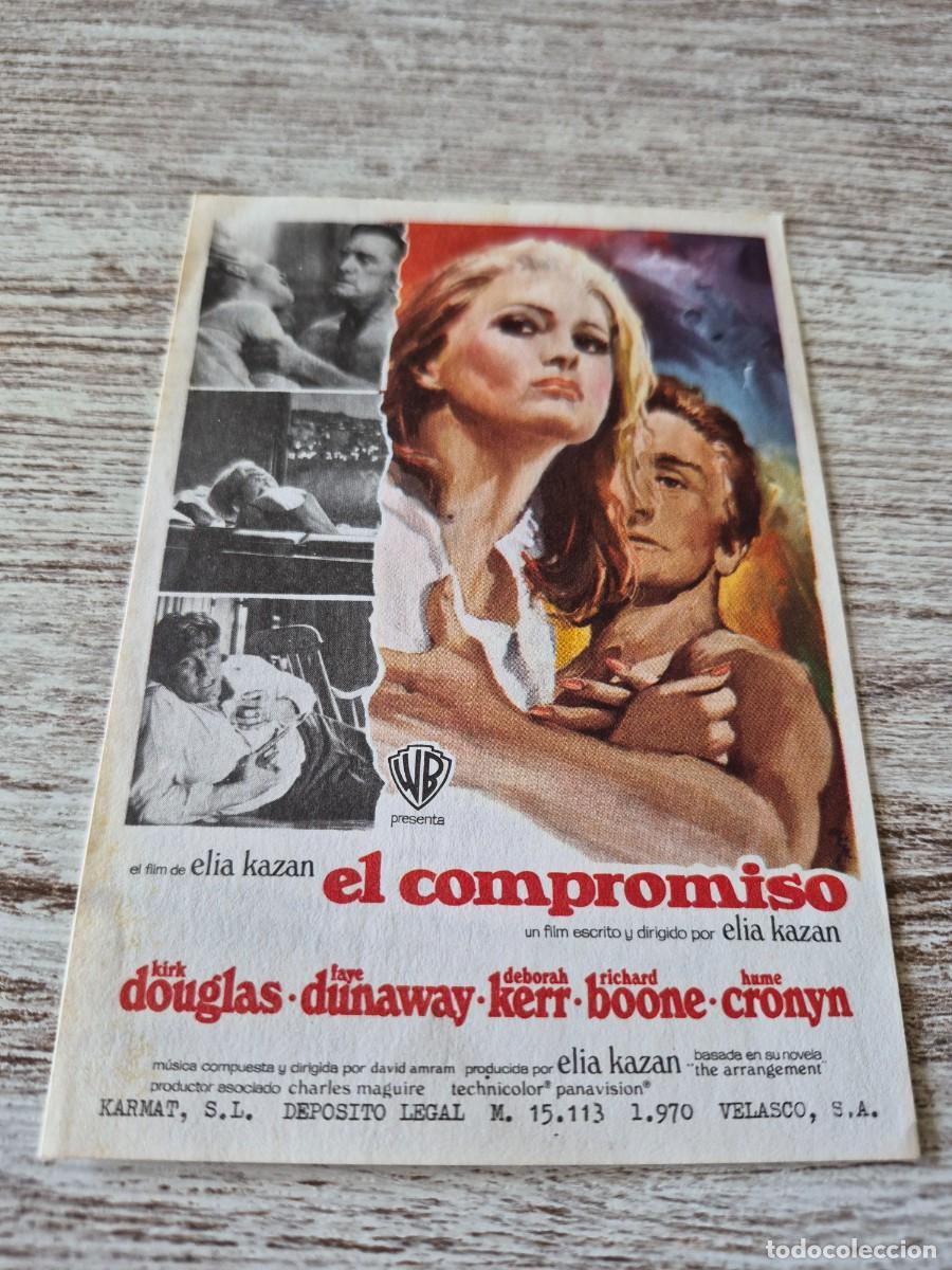 Cine: El compromiso | Kirk Douglas Faye dunaway Deborah kerr| Programa cine folleto