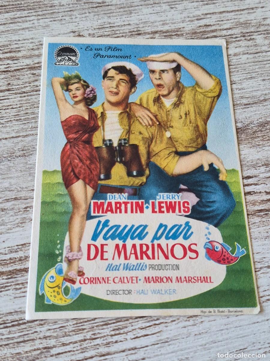 Cine: Vaya par de Marinos | Dean Mart&iacute;n Jerry Lewis | Programa cine folleto