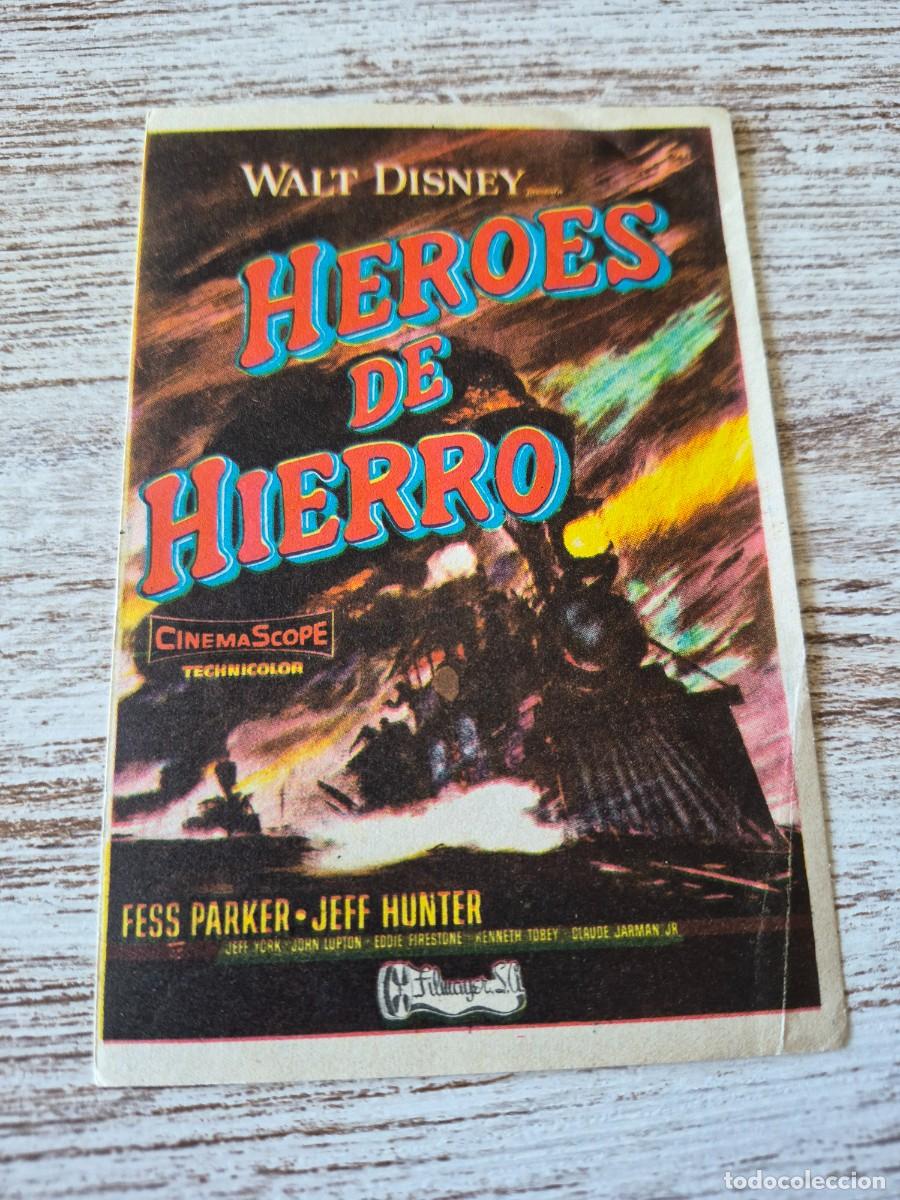 Cine: Heroes de hierro | Fess Parker Jeff Hunter | Programa cine folleto