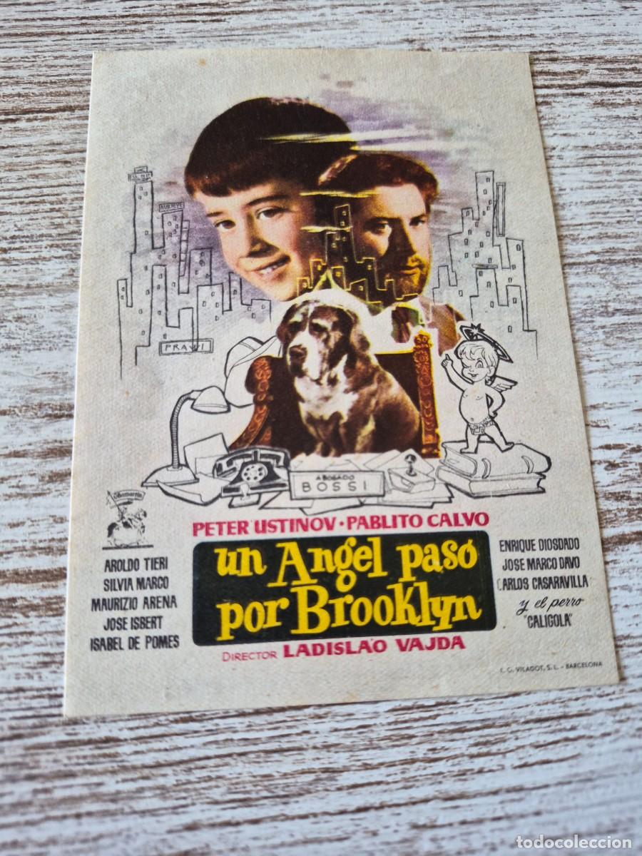 Cine: Un &aacute;ngel Paso por Brooklyn | Peter Ustinov Pablito Calvo | Programa cine folleto