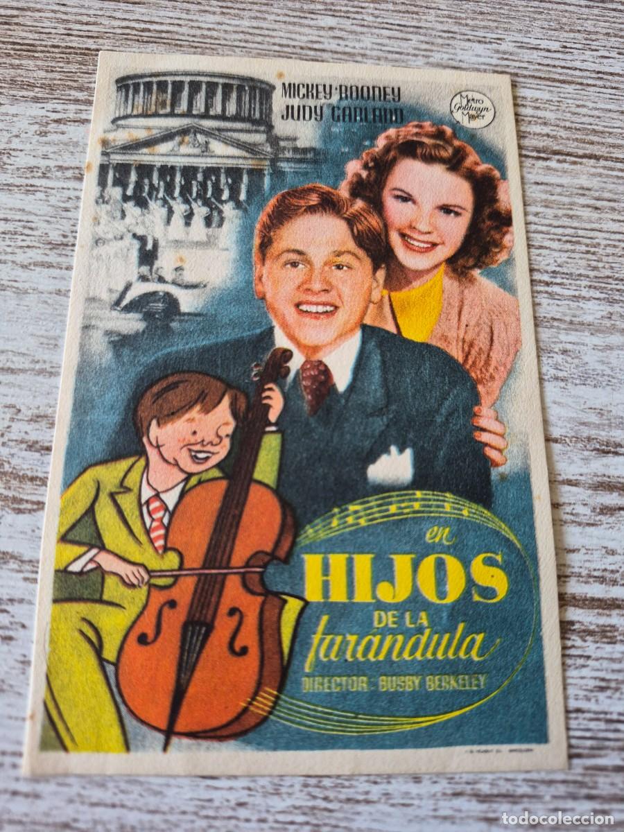 Cine: Hijos de la far&aacute;ndula | Mickey Rooney Judy Garland | Programa cine folleto