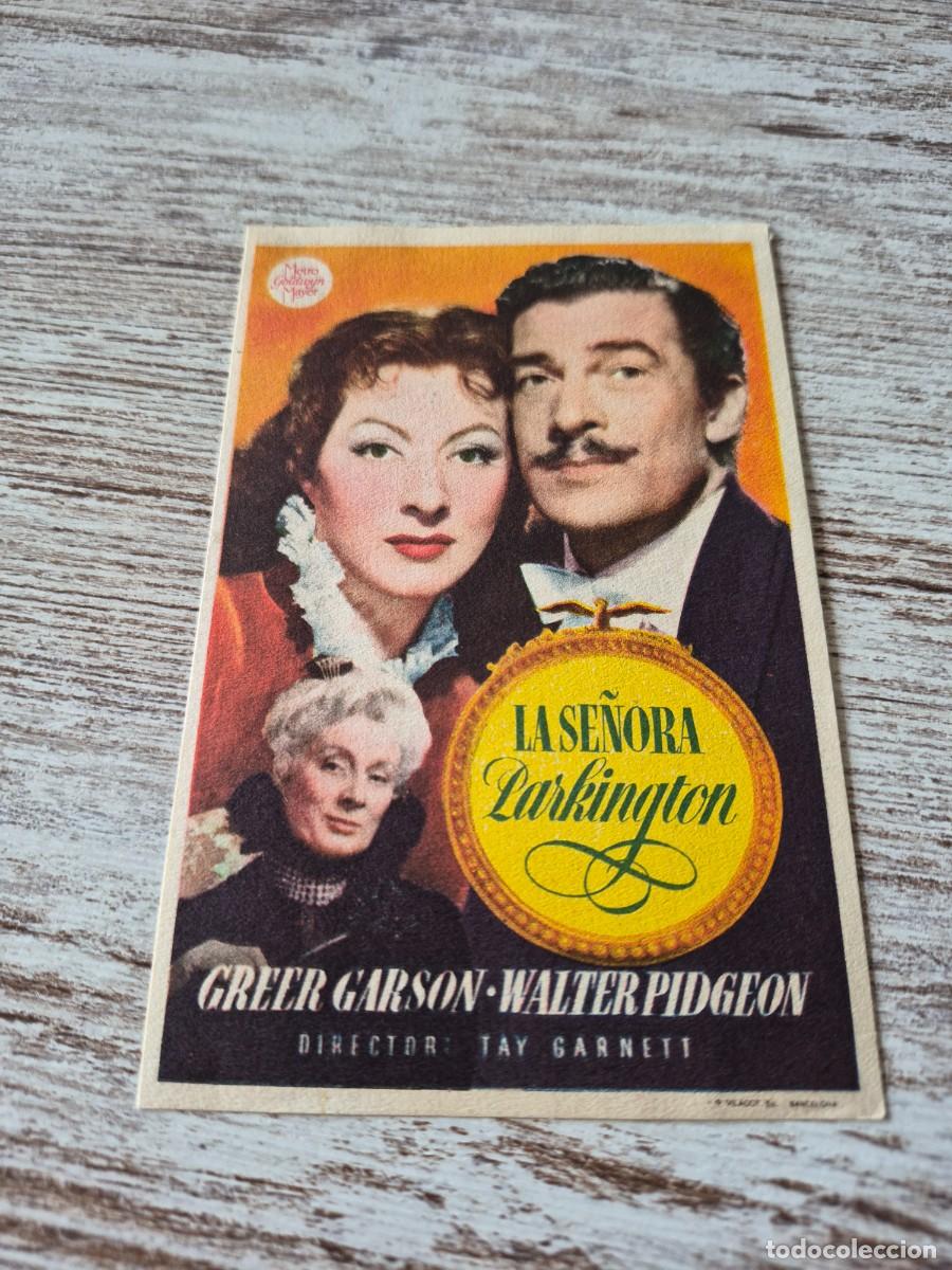 Cine: La se&ntilde;ora Parkington | Greer Garson Walter Pidgeon | Programa cine folleto