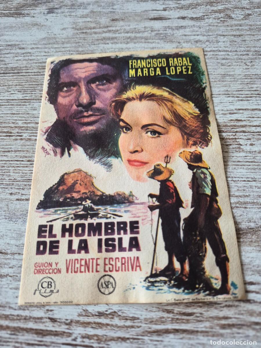 Cine: El Hombre de la isla | Francisco Rabal Marga L&oacute;pez | Programa cine folleto