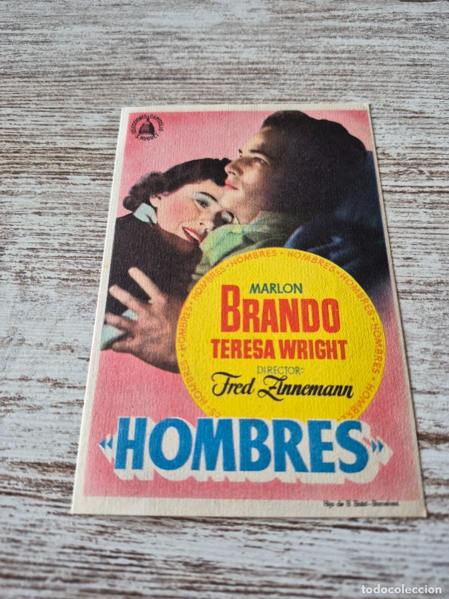 Cine: Hombres | Marlon Brando Teresa Wright | Programa cine folleto