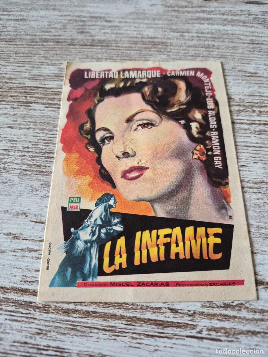 Cine: La infame | Libertad Lamarque | Programa cine folleto