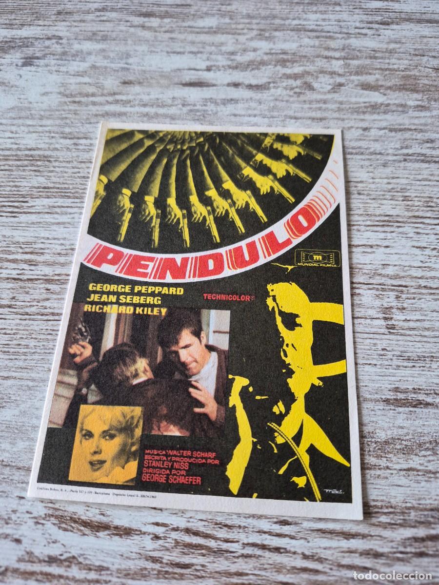 Cine: P&eacute;ndulo | George Peppard | Programa cine folleto