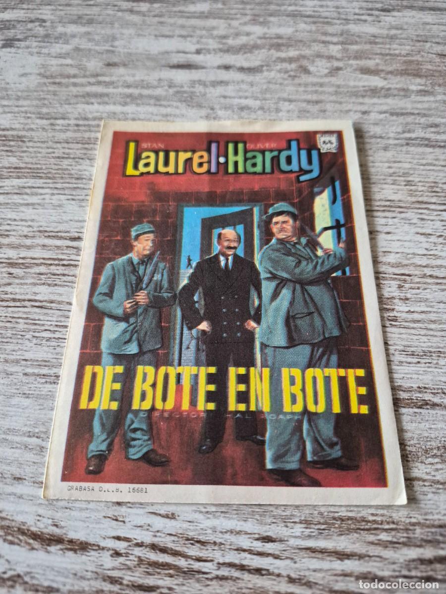 Cine: De bote en bote | Laurel Hardy | Programa cine folleto