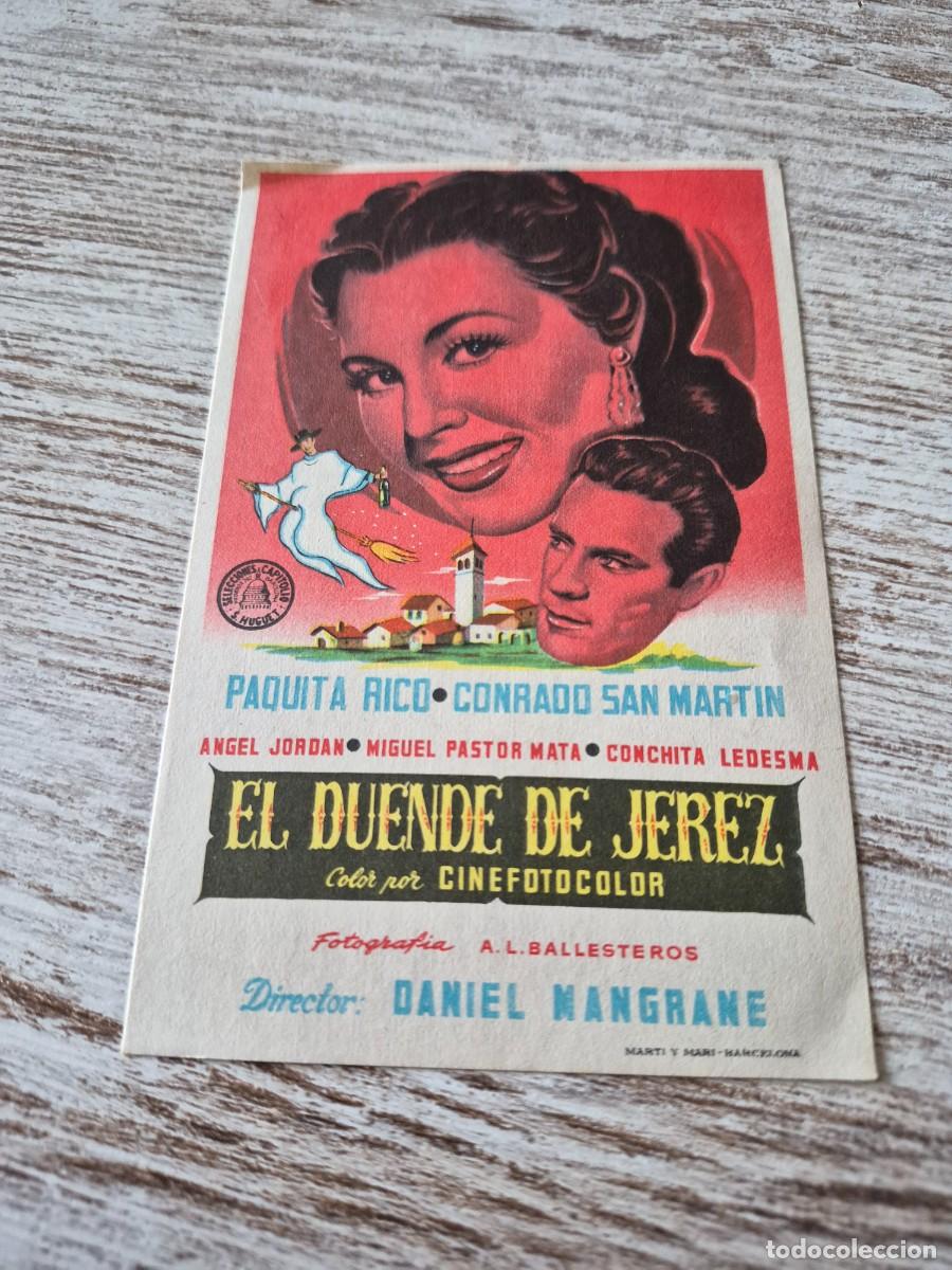Cine: El Duende de Jerez | Paquita Rico Conradd San Mart&iacute;n | Programa cine folleto