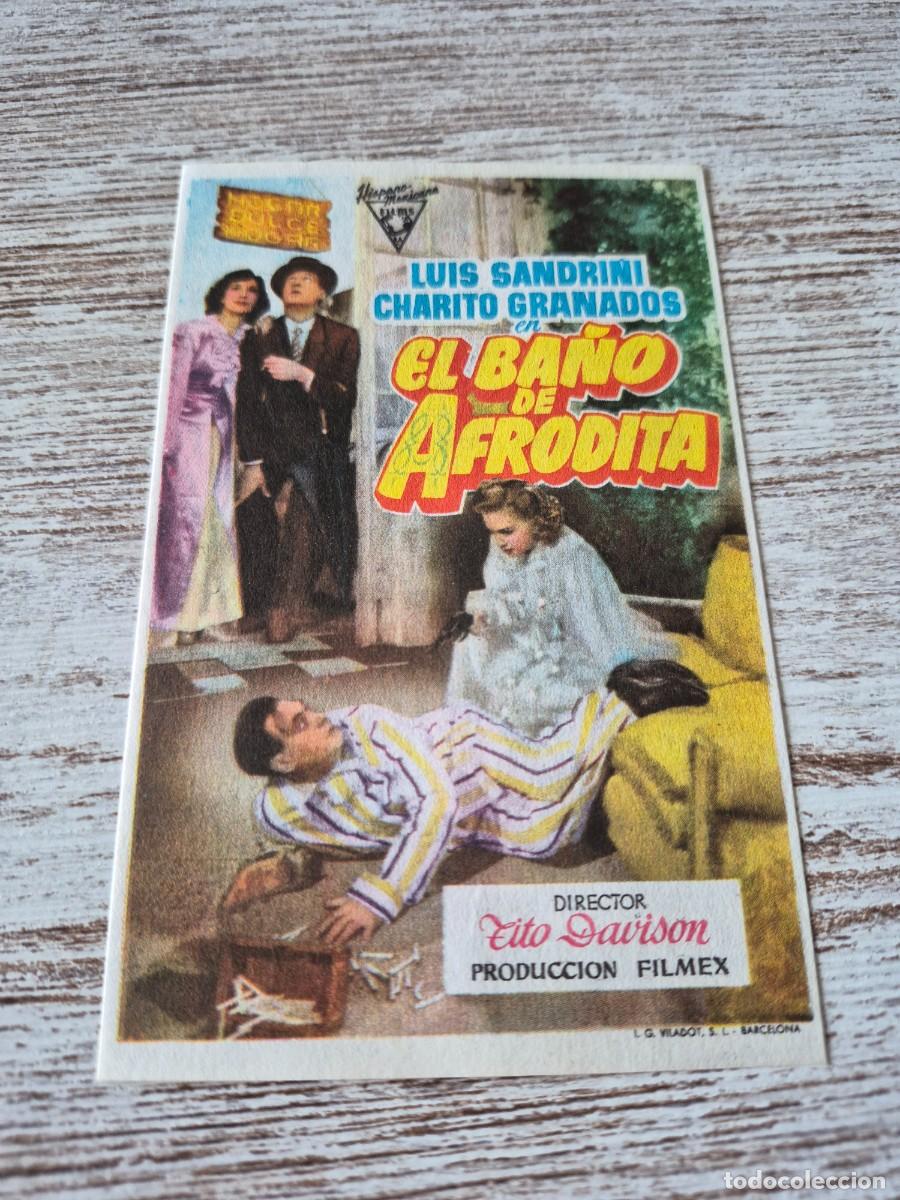 Cine: El ba&ntilde;o de afrodita | Luis sandrini Charito Granados | Programa cine folleto
