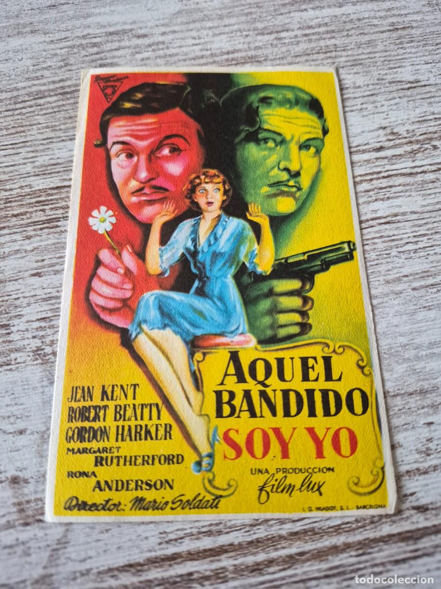 Cine: Aquel Bandido soy yo | Jean kent Robert Beatty | Programa cine folleto