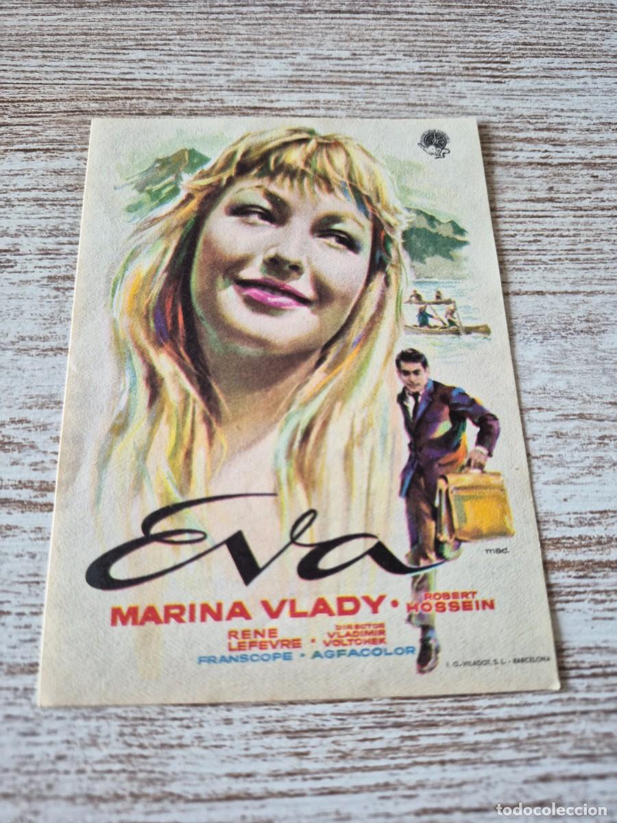 Cine: Eva | Marina Vlady Rene lefevre | Programa cine folleto