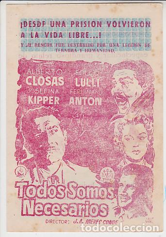 Cine: TODOS SOMOS NECESARIOS (programa local con publicidad)