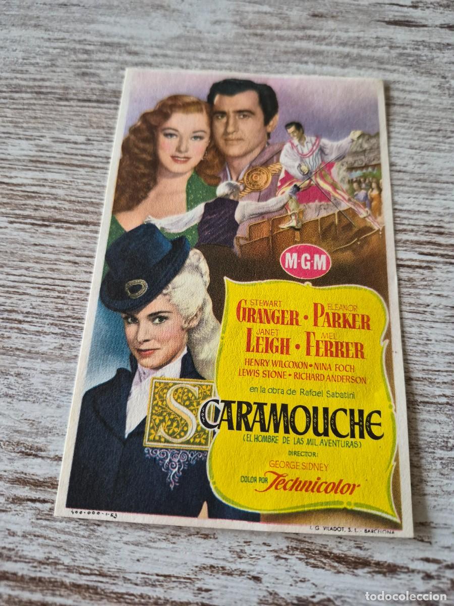 Cine: Scaramouche | Stewart Granger Eleanor Parker | Programa cine folleto