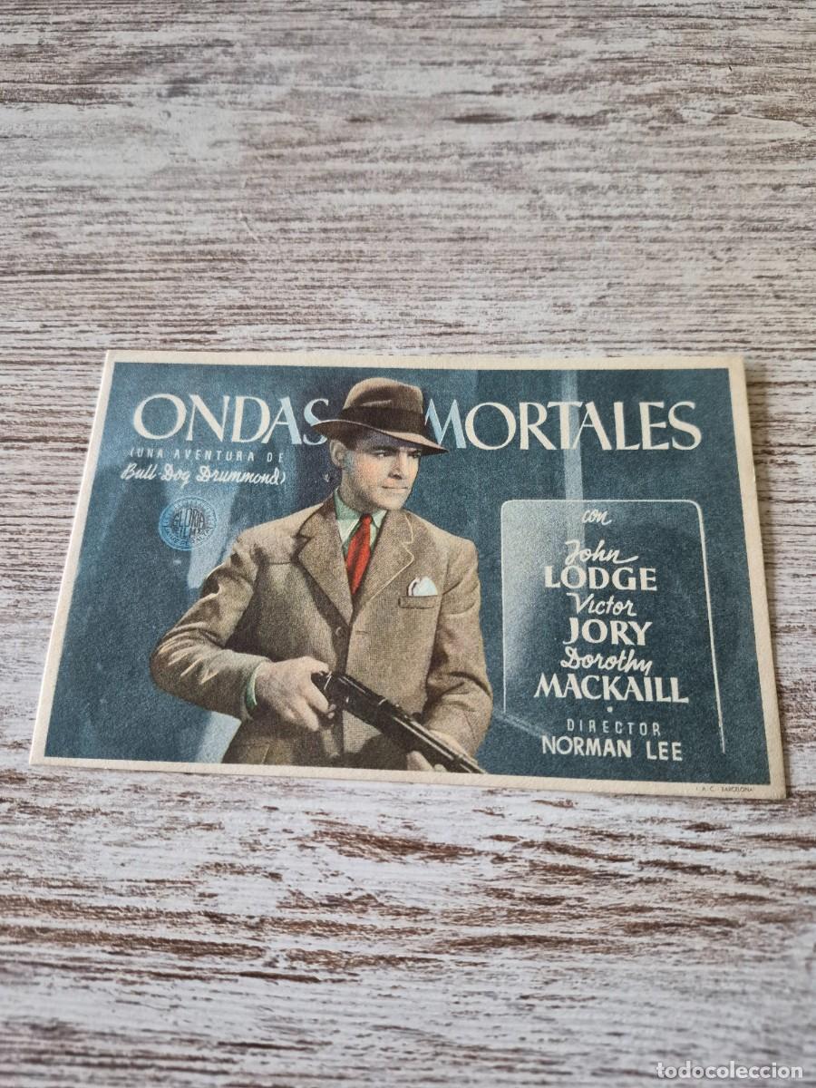 Cine: Ondas Mortales | John Lodge Victor Jory | Programa cine folleto