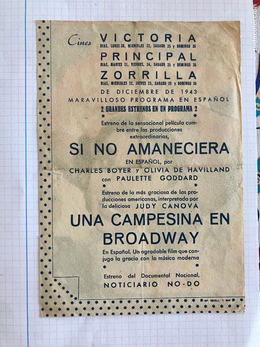 Cine: Una campesina en Broadway - Programa de cine C/P Badalona - Foto 2