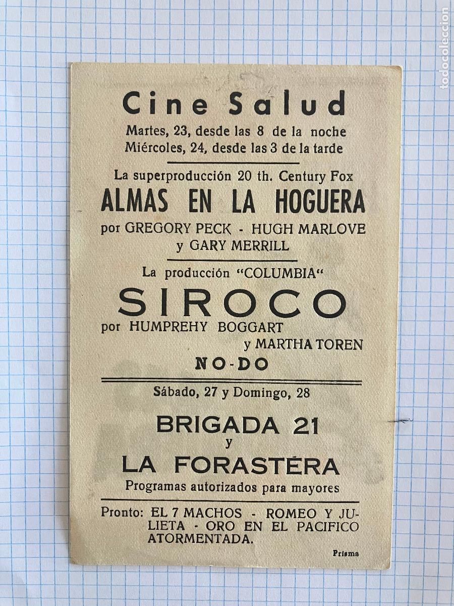Cine: Almas en la hoguera - Programa de cine C/P Badalona - Foto 2