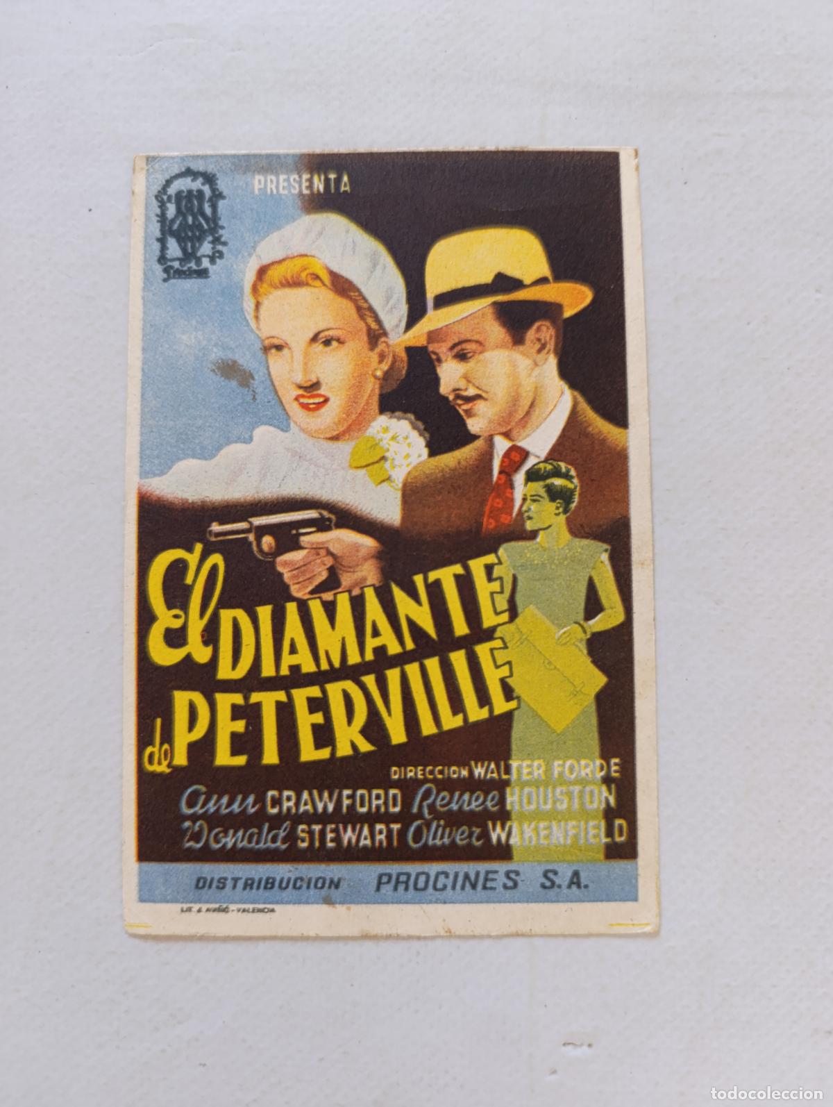 Cinema: FOLLETO DE MANO - EL DIAMANTE DE PETERVILLE - SIN PUBLICIDAD (150H)
