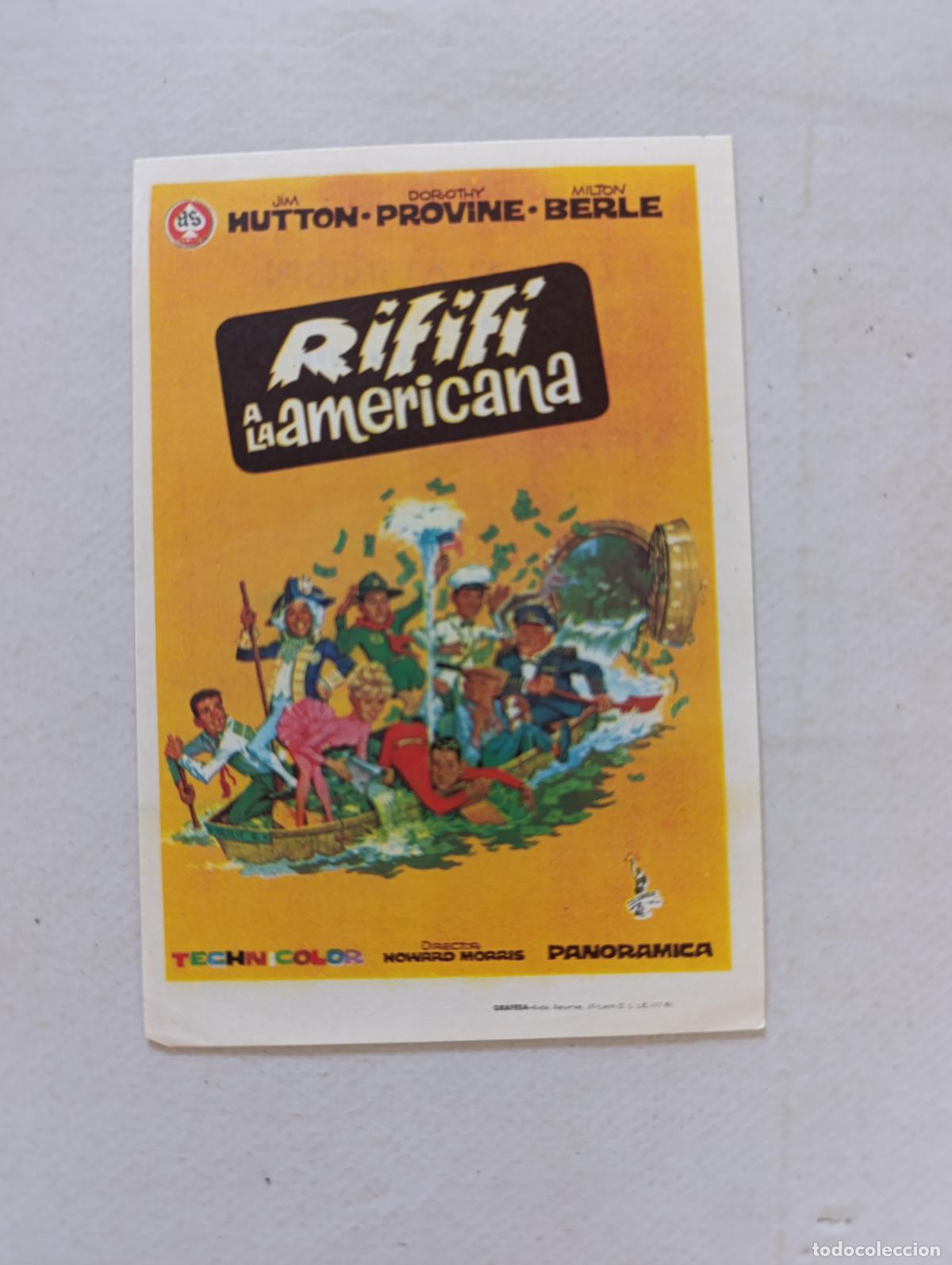 Cine: FOLLETO DE MANO - RIFIFI A LA AMERICANA - JIM HUTTON (150H)