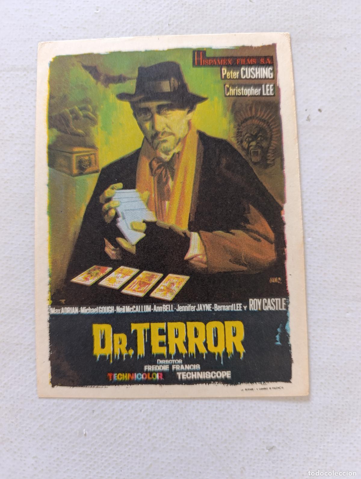 Cine: FOLLETO DE MANO - DR. TERROR - PETER CUSHING, CHRISTOPHER LEE - SIN PUBLICIDAD (148P)