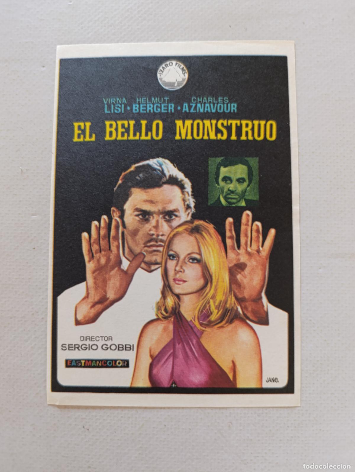 Cine: FOLLETO DE MANO - EL BELLO MONSTRUO - VIRNA LISI - SIN PUBLICIDAD (148P)