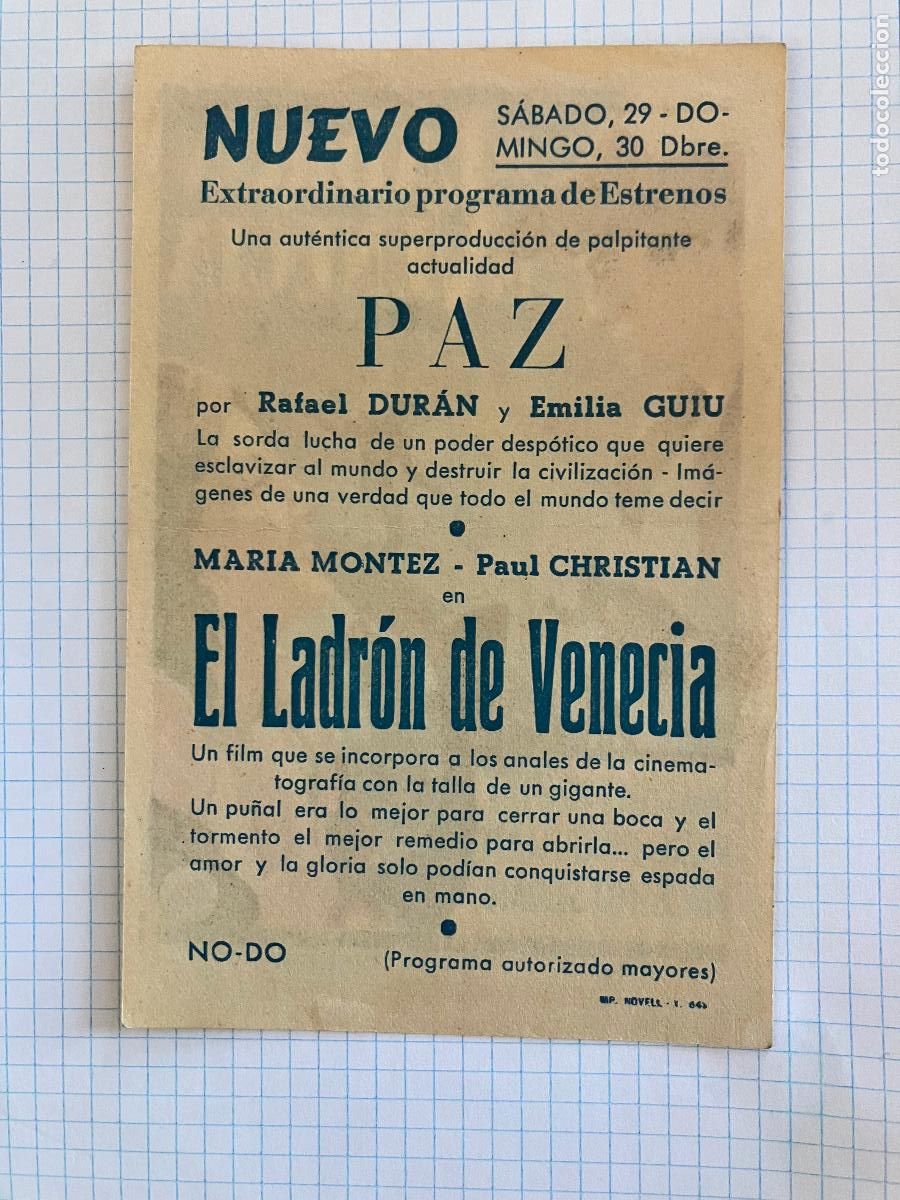 Cine: El ladr&oacute;n de Venecia - Programa de cine Badalona C/P - Foto 2