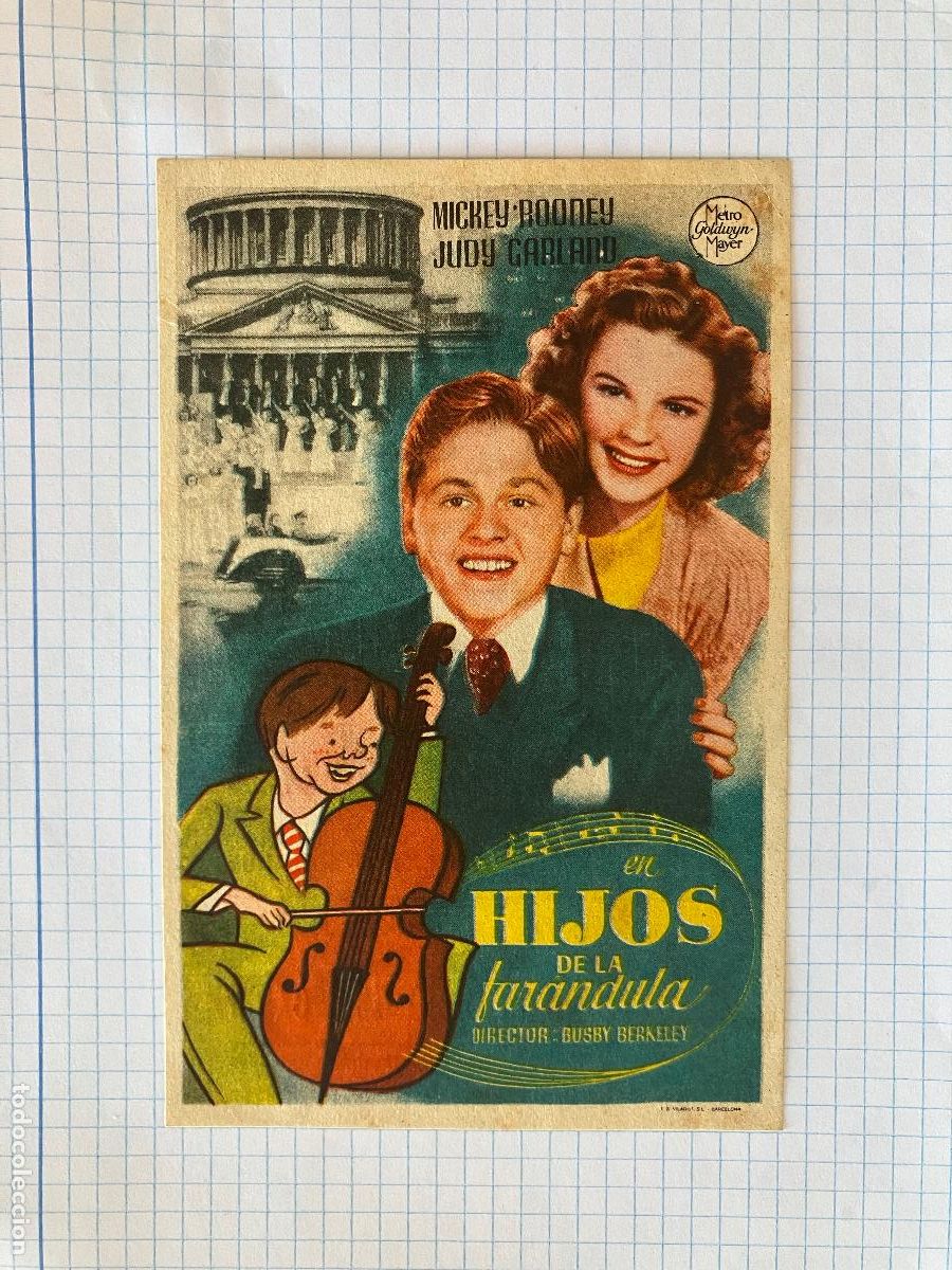 Cine: Hijos de la far&aacute;ndula - Programa de cine Posadas C&oacute;rdoba C/P 1946