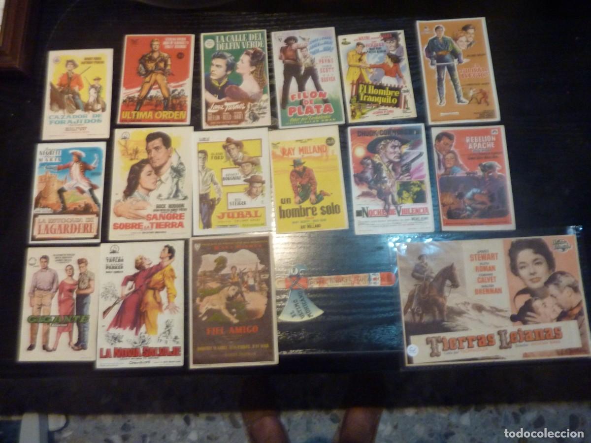Cine: 100 Folletos de cine WESTERNS TODOS CON PUBLICIDAD. MIRAR FOTOS