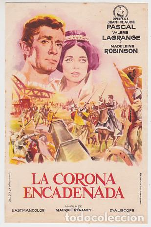 Cine: LA CORONA ENCADENADA (diferencia de color)(sin publicidad)