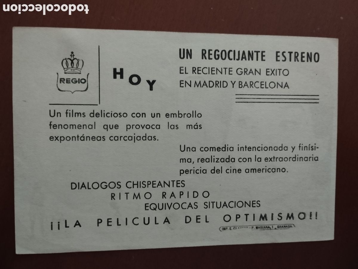 Cine: Folleto Programa de cine - LOS ESC&Aacute;NDALOS DE LA PROFESORA - Foto 2