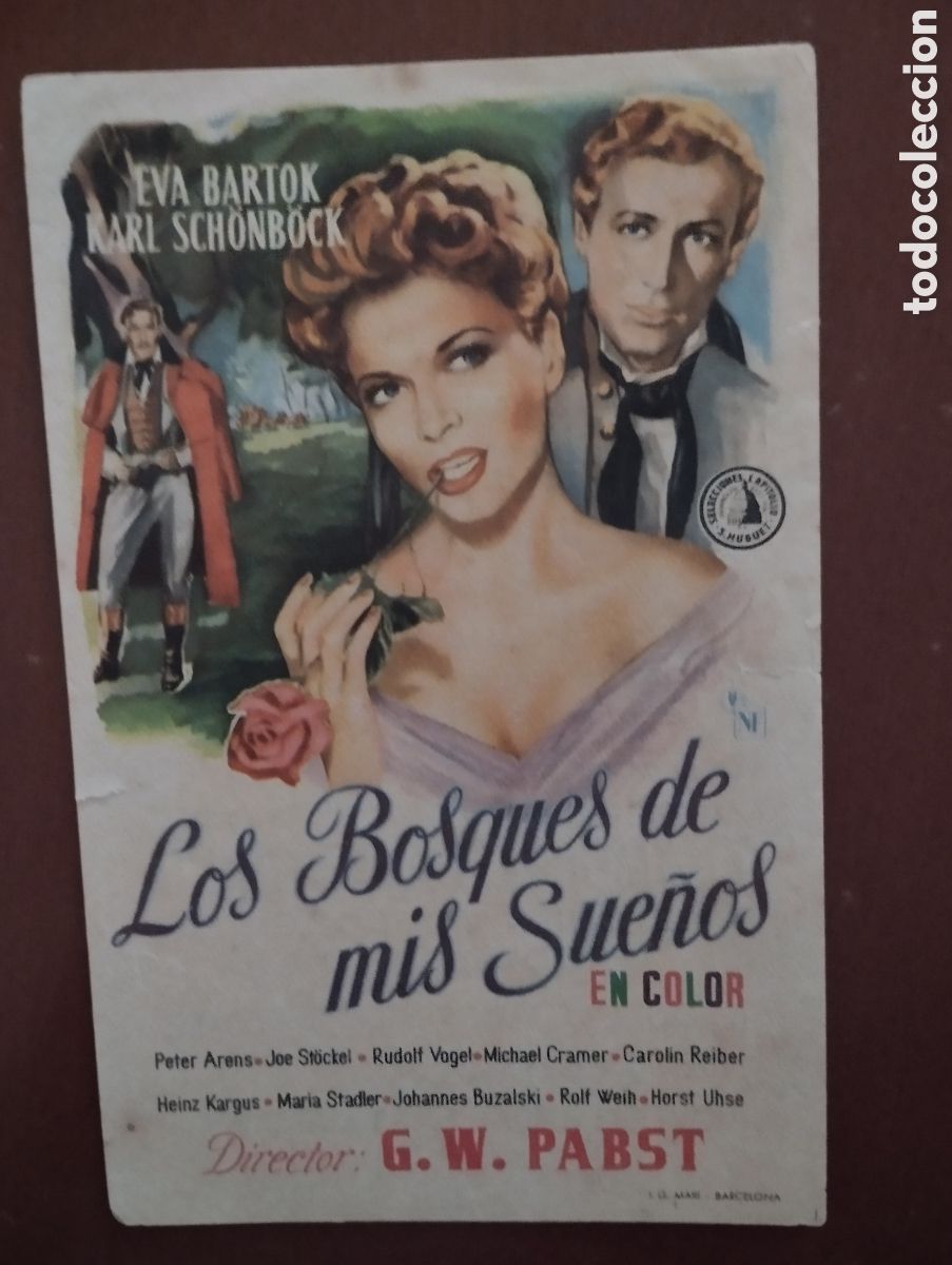 Cine: Folleto Programa de cine - LOS BOSQUES DE MIS SUE&Ntilde;OS