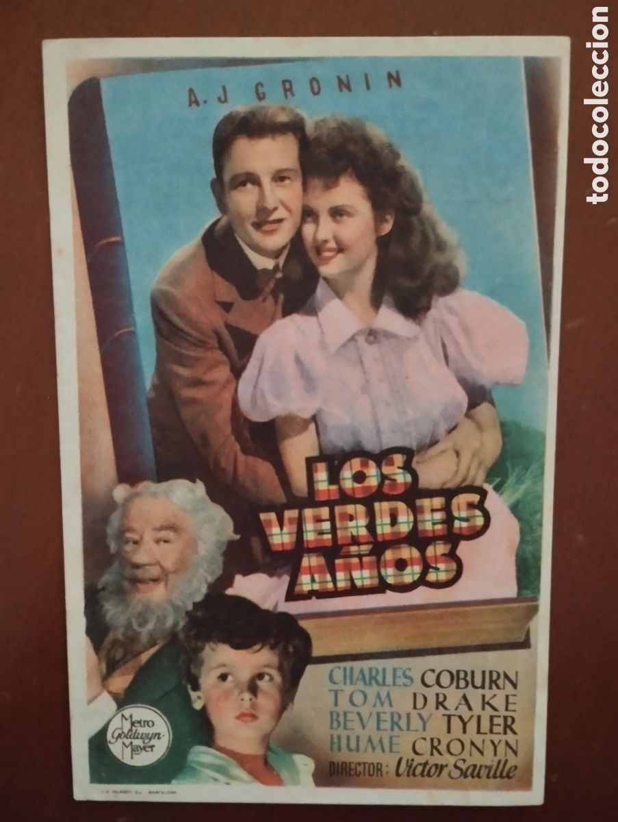 Cine: Folleto Programa de cine - LOS VERDES A&Ntilde;OS