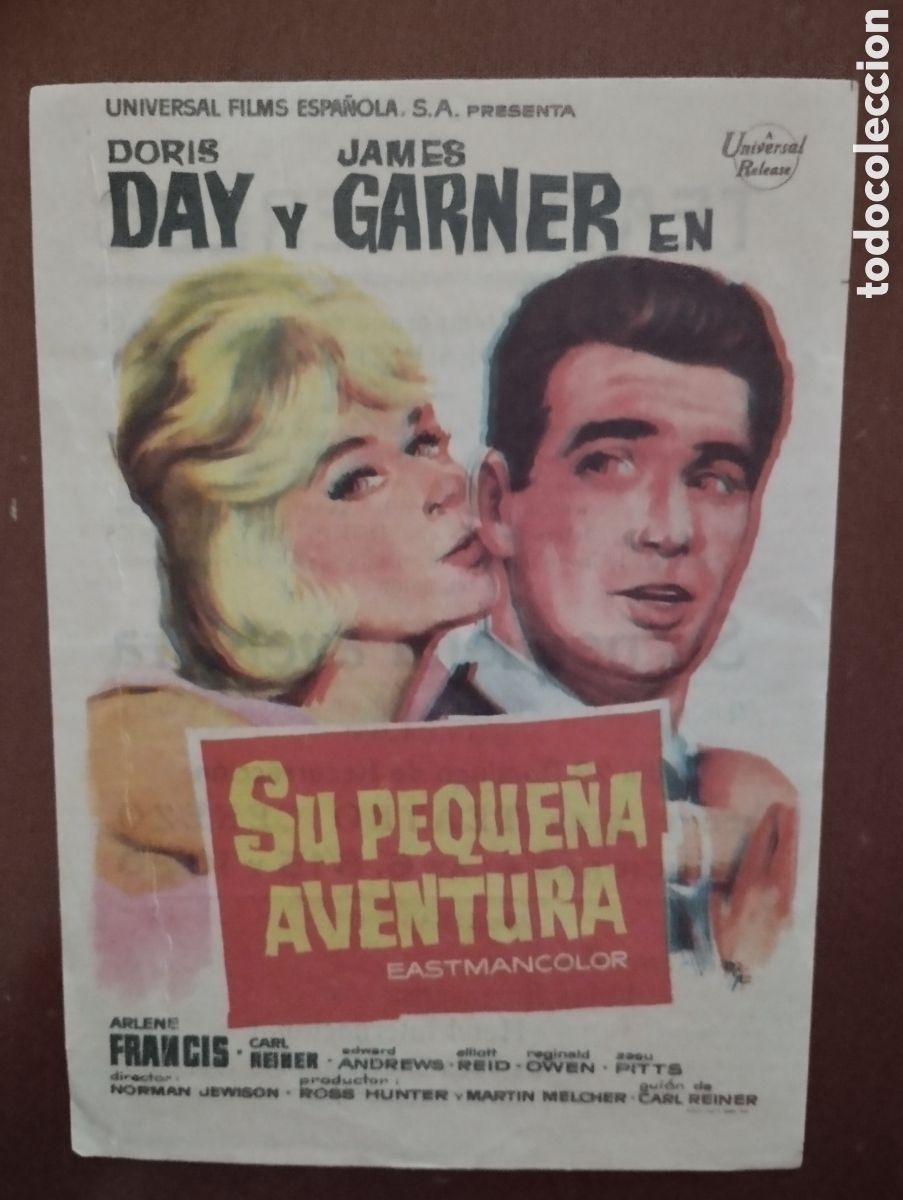 Cine: Folleto Programa de cine -SU PEQUE&Ntilde;A AVENTURA
