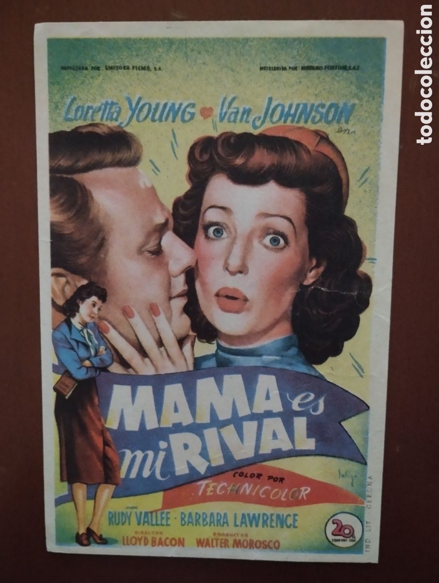 Cine: Folleto Programa de cine - MAMA ES MI RIVAL