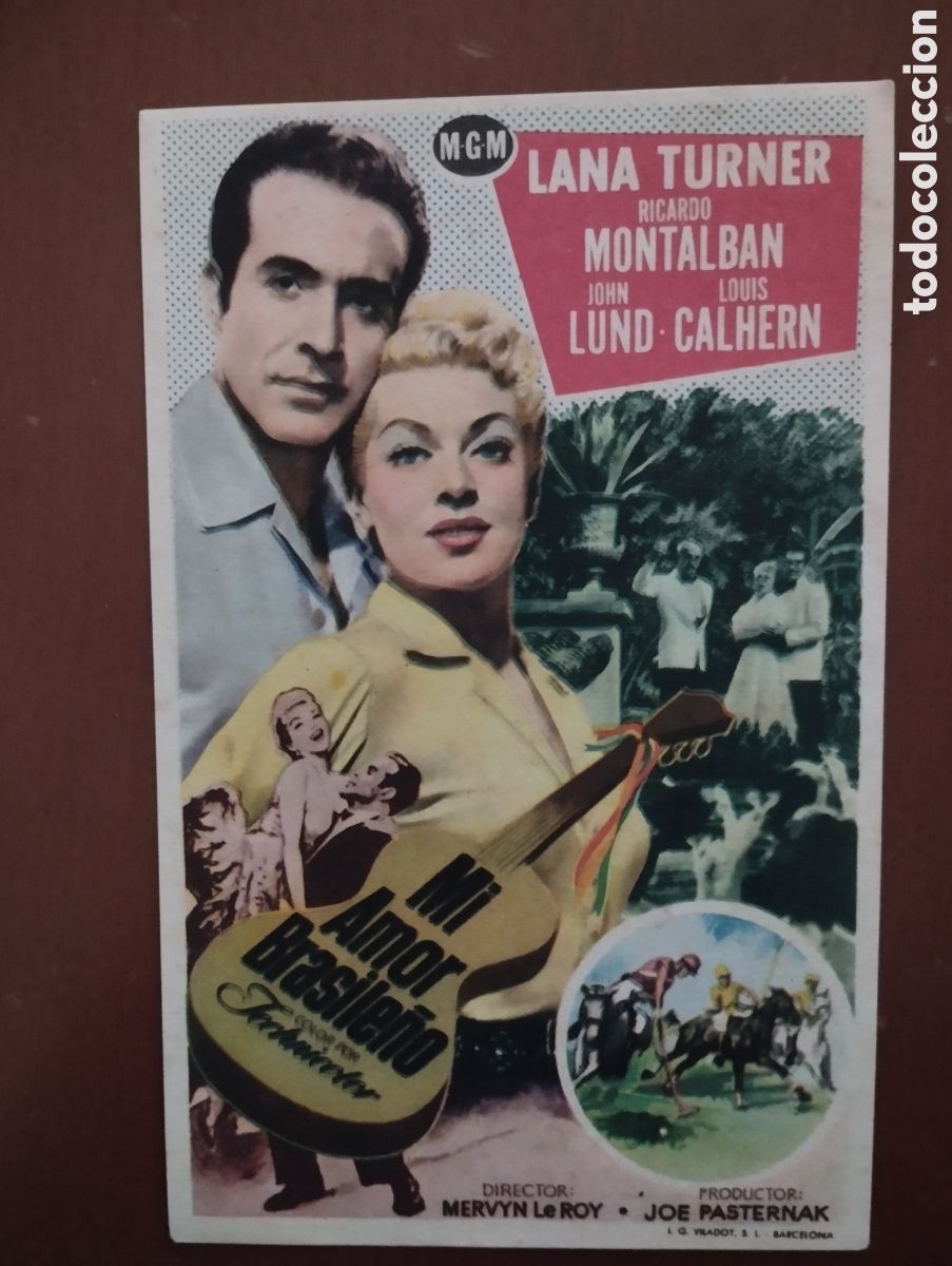 Cine: Folleto Programa de cine - MI AMOR BRASILE&Ntilde;O