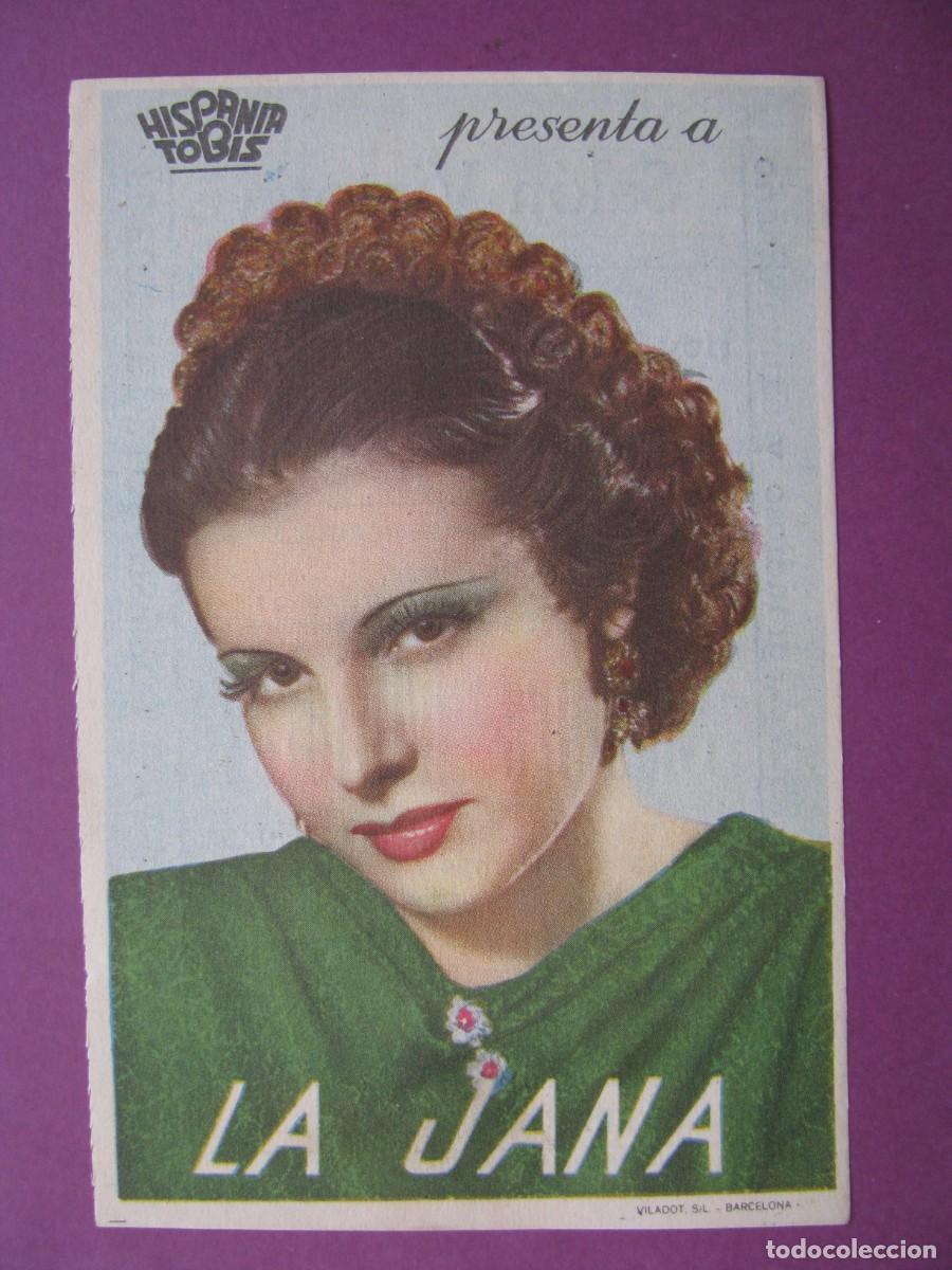 Cine: FOLLETO DE MANO DE LA PELICULA LA JANA. SALON VICTORIA, PRIEGO. 1945