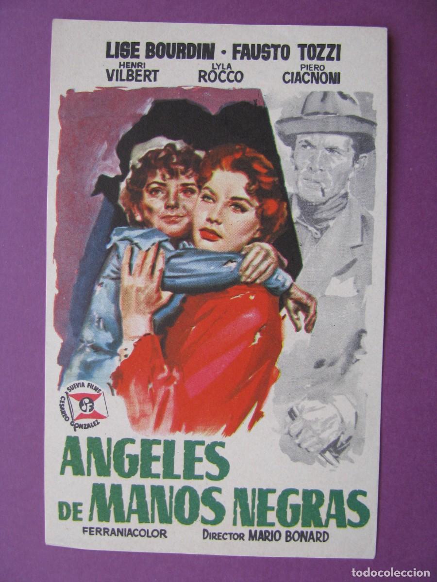 Cine: FOLLETO DE MANO DE LA PELICULA ANGELES DE MANOS NEGRAS.