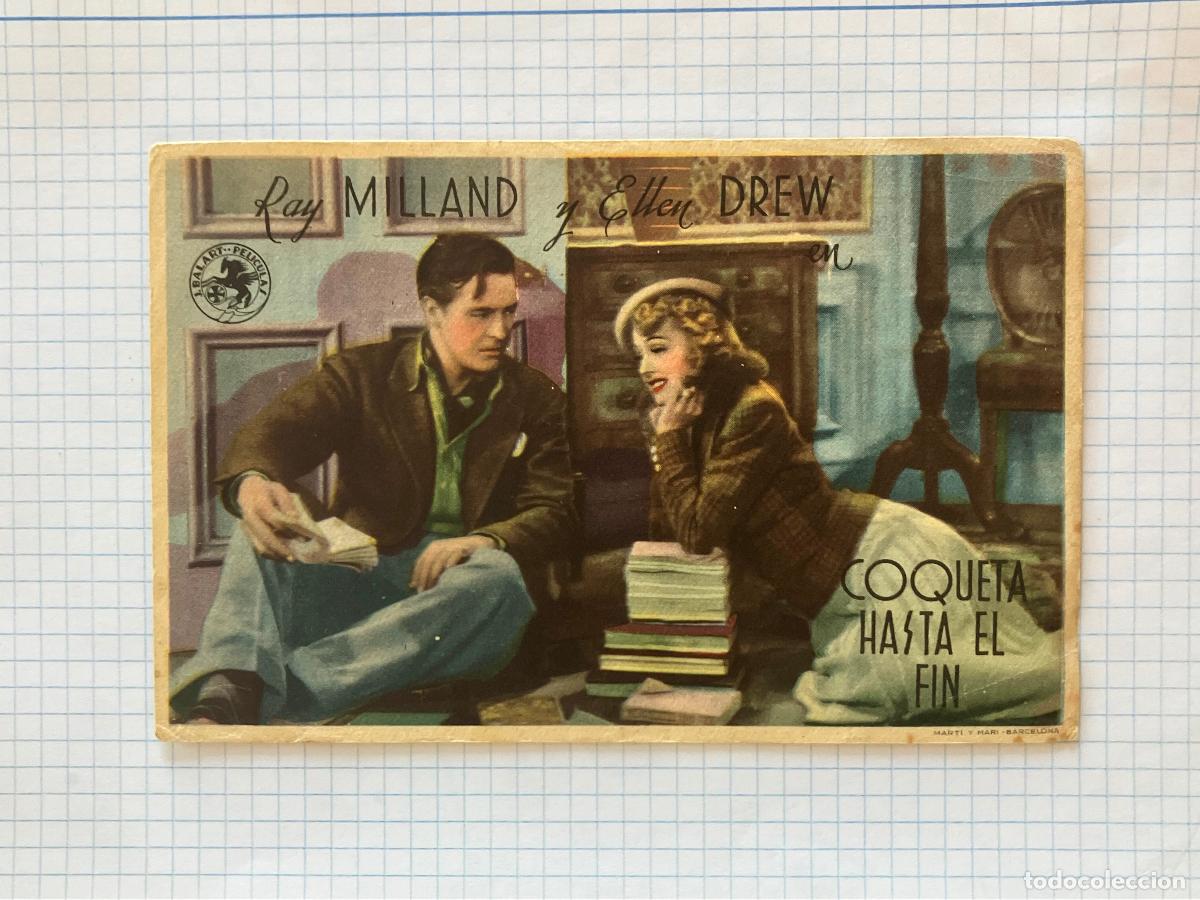Cine: Coqueta hasta el fin - Programa de cine Badalona C/P 1942