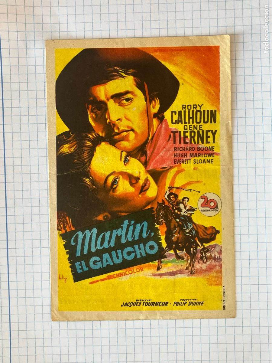 Cine: Mart&iacute;n el Gaucho - Programa de cine Badalona C/P