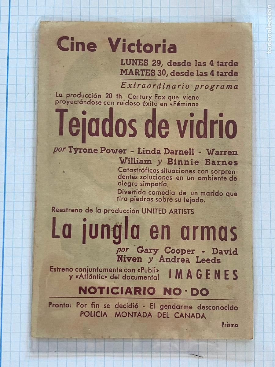 Cine: Tejados de vidrio - Programa de cine - C/P Badalona - Foto 2