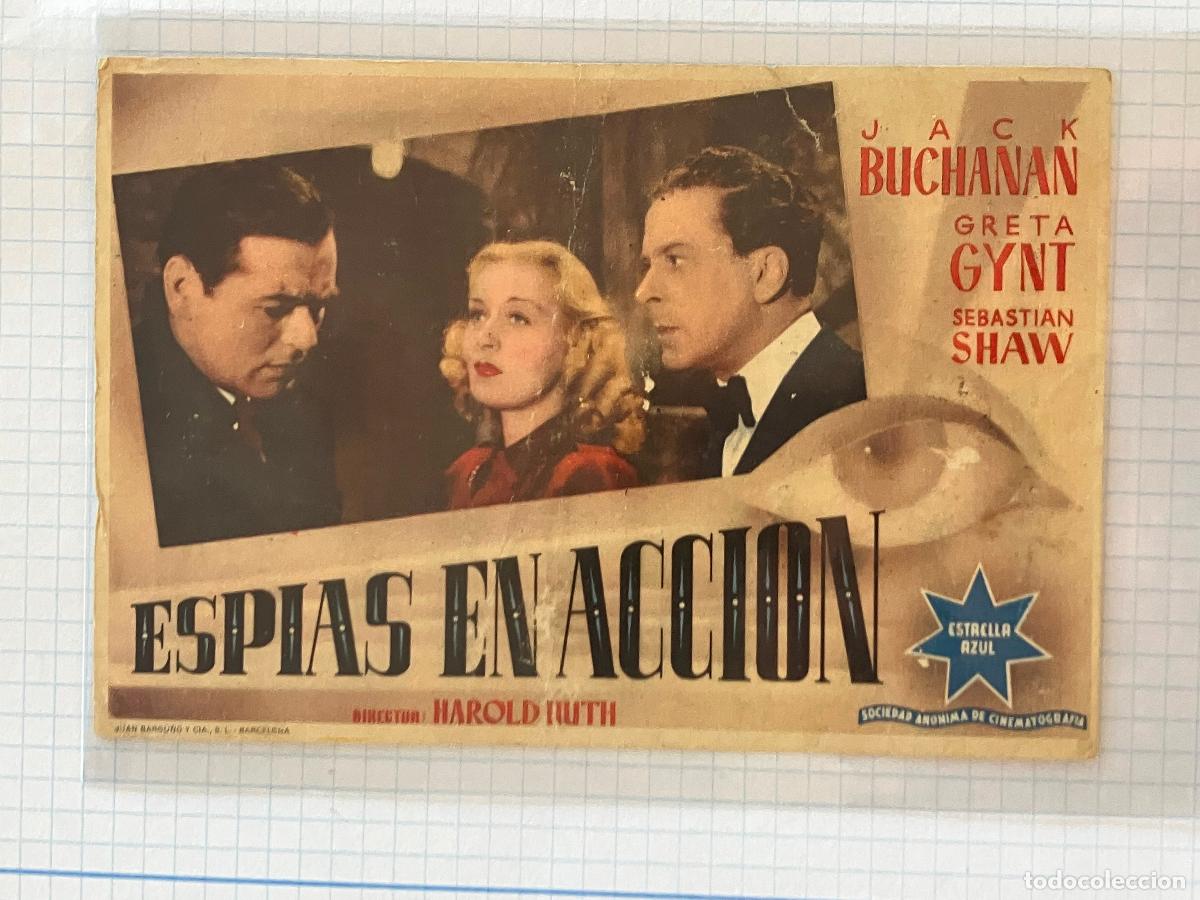 Cine: Espias en acci&oacute;n - Programa de cine Dei&agrave; Mallorca C/P 1944