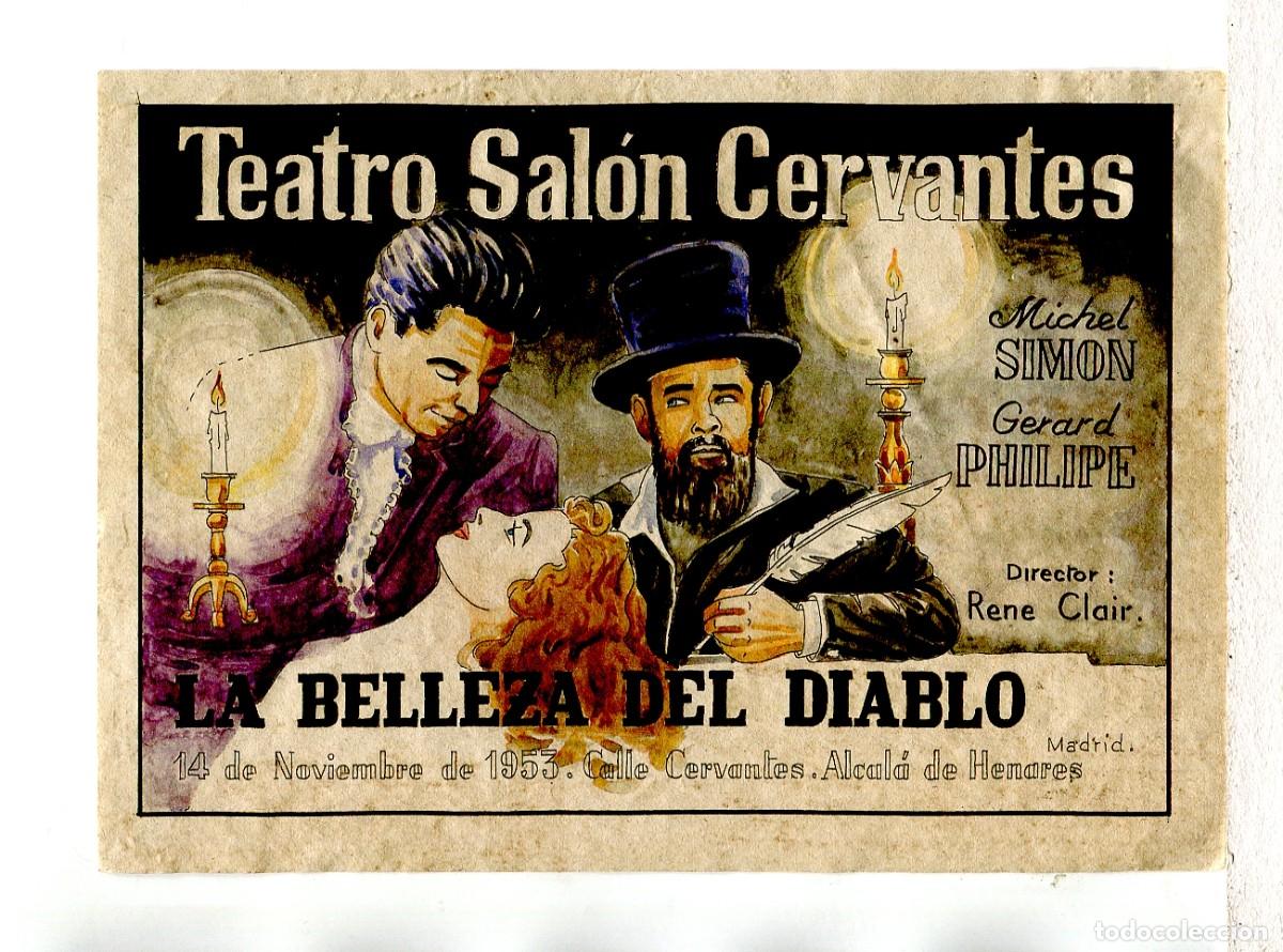Cine: LA BELLEZA DEL DIABLO, de Ren&eacute; Clair. CREACI&Oacute;N EN PAPEL DEFECTUOSO.