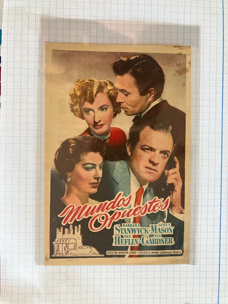 Cine: Mundos opuestos - Programa de cine C/P Badalona 1952