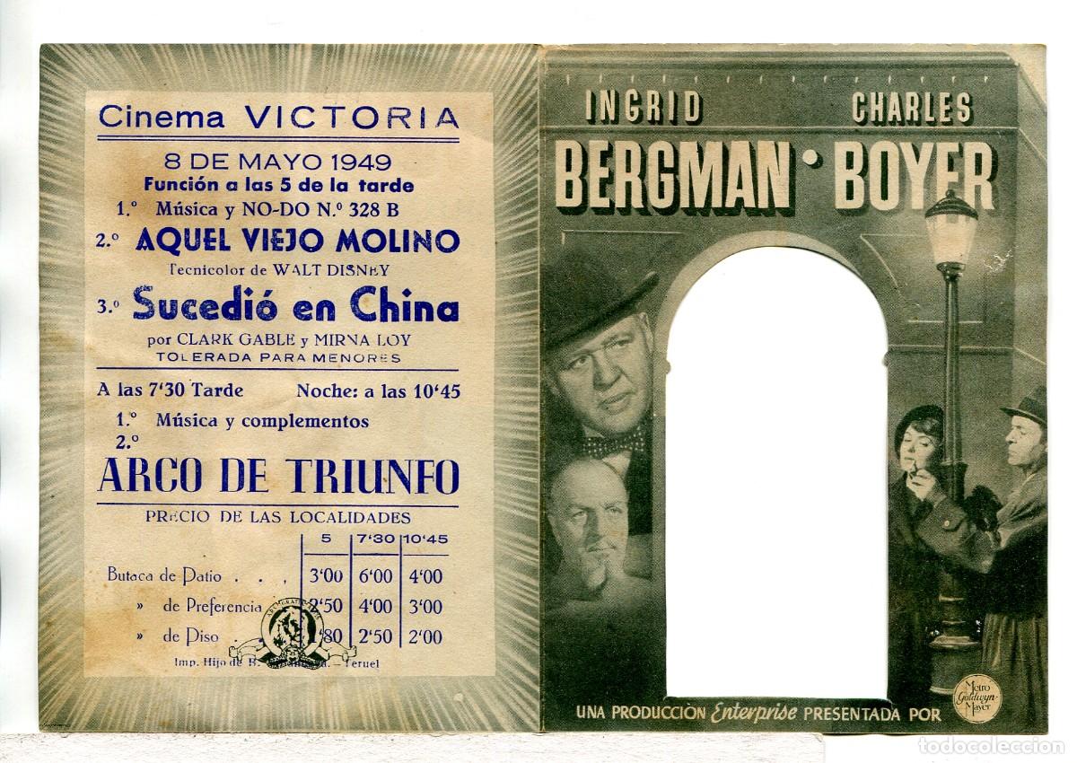 Cine: ARCO DE TRIUNFO, con Ingrid Bergman. - Foto 2