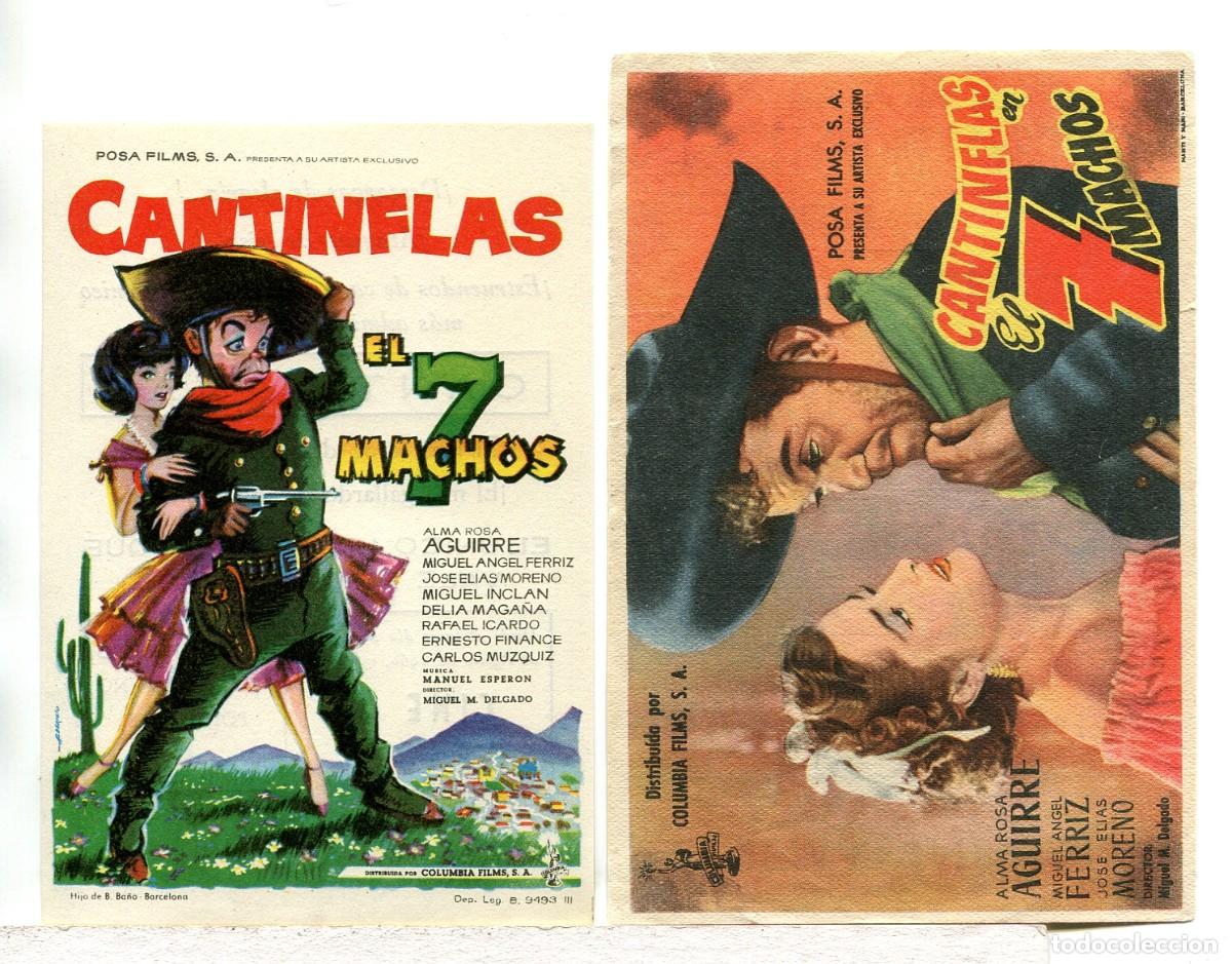 Cine: EL 7 MACHOS, con Mario Moreno Cantinflas.