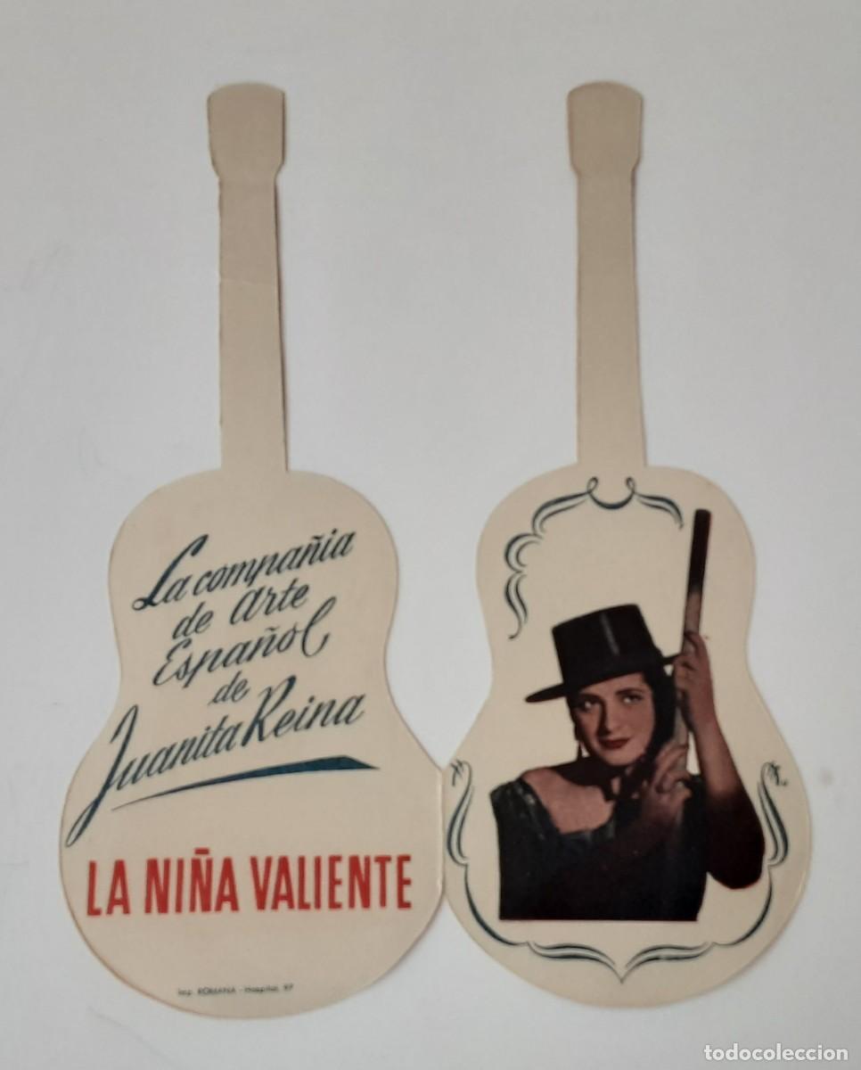 Cine: JUANITA REINA, LA NI&Ntilde;A VALIENTE. FOLLETO TROQUELADO.