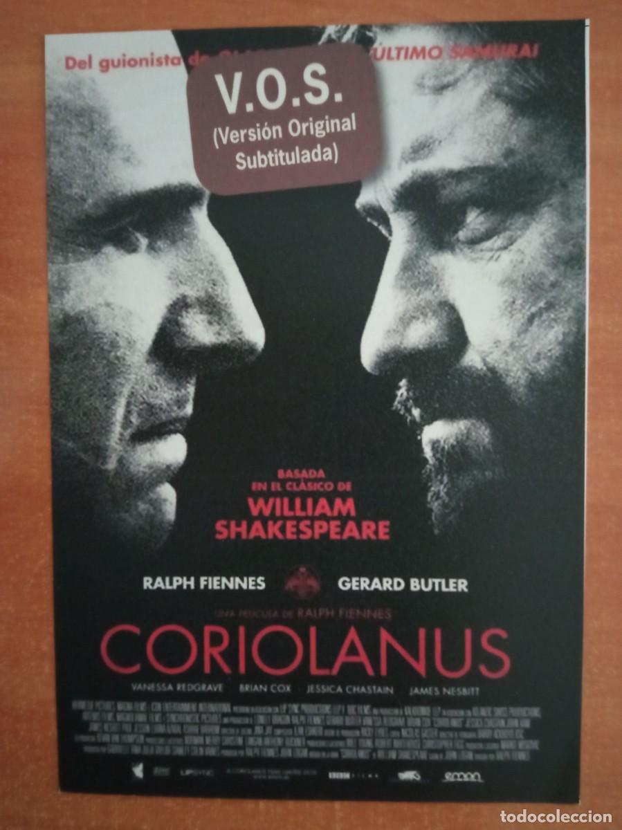 Cine: CORIOLANUS, RALPH FIENNES, GERARD BUTLER, NEOCINE CENTROFAMA, MURCIA, 2013