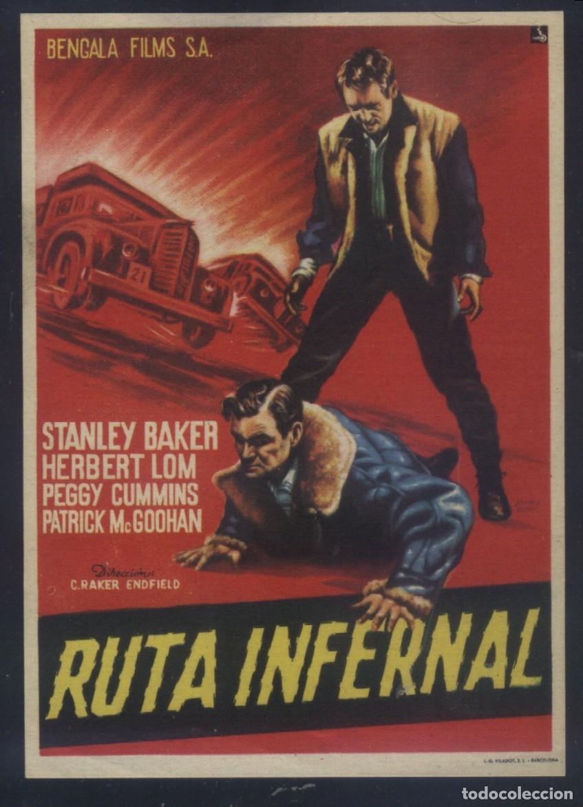 Cine: Q-03842- RUTA INFERNAL (Hell Drivers) Stanley Baker - Herbert Lom - Peggy Cummins