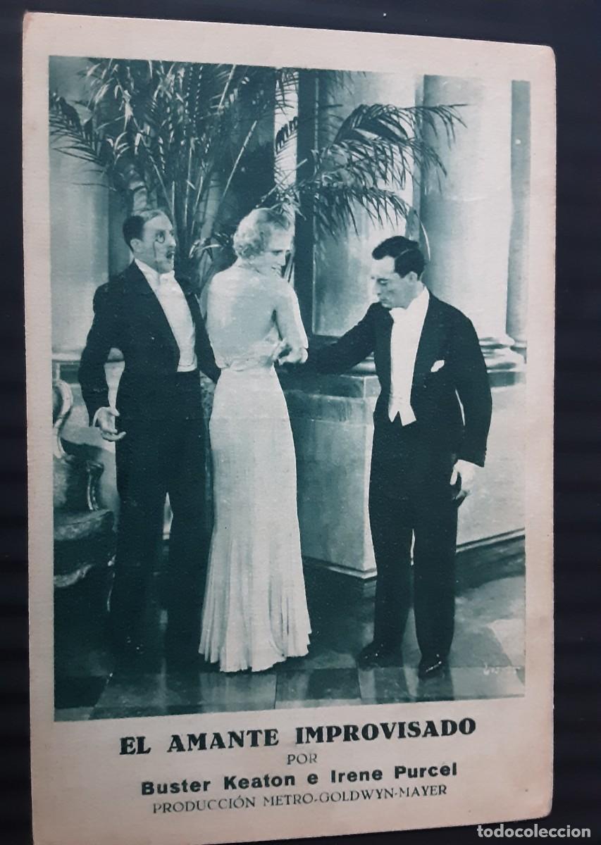 Cine: TARJETA METRO EL AMANTE IMPROVISADO, BUSTER KEATON, IRENE PURCEL.