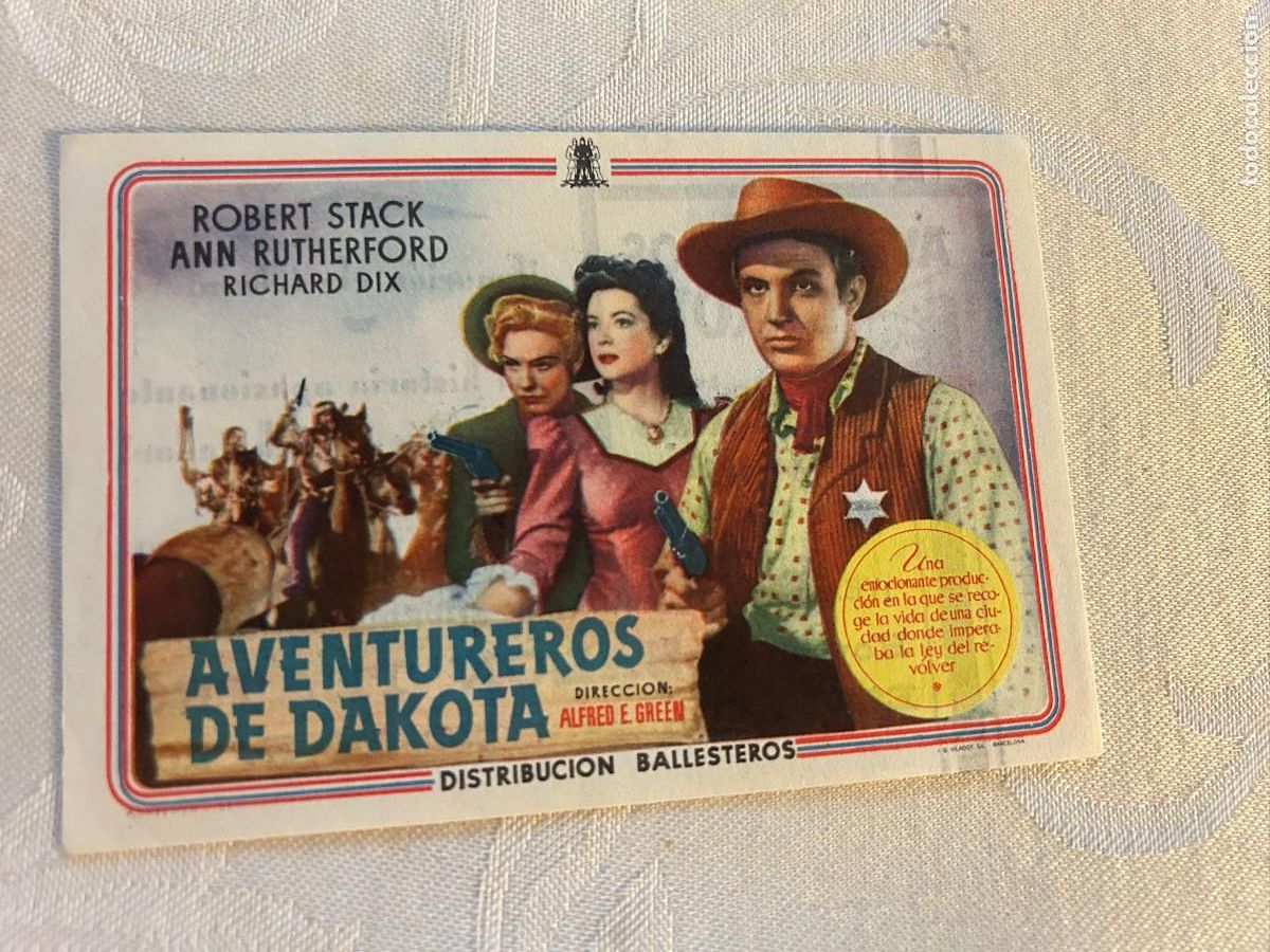 Cine: 953 AVENTUREROS DE DAKOTA SALON TEATRO SANTIAGO BUEN ETADO